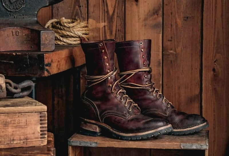 logger boots for farm work